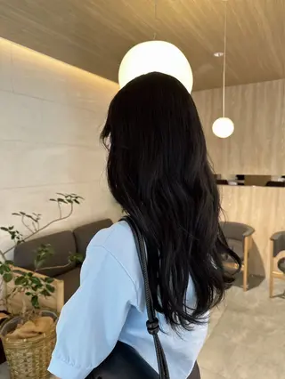 ロング 大島 希美のヘアスタイル