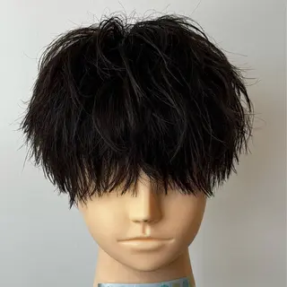 ショート パーマ ヘアアレンジ メンズ COL BIRTH所属・KIRARI .のヘアスタイル