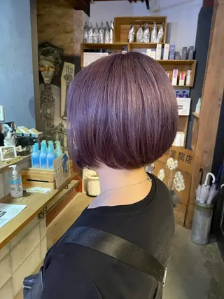 カラー hair design D.ulu所属・隅内 桃香のヘアスタイル