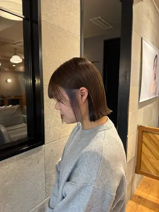 ショート 店舗NO.1🏆✨ 艶髪🇰🇷中山蓮のヘアスタイル