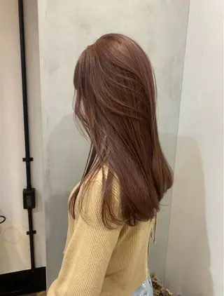 ロング カラー ヘアアレンジ Himawari♡ 柔らかいカラーのヘアスタイル
