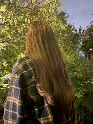 ロング カラー 艶ハイトーン👑♡ NATSUKIのヘアスタイル