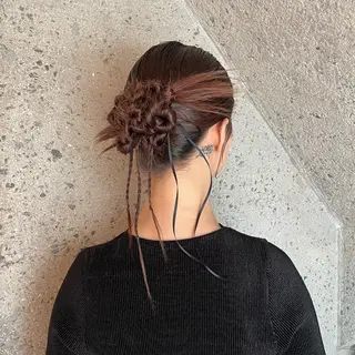 ヘアアレンジ 平尾/薬院*北谷治子 *艶髪レイヤーカットのヘアスタイル