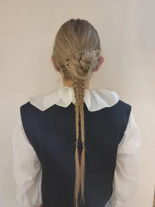 ロング カラー ヘアアレンジ coii コイ【原宿/表参道】のヘアスタイル