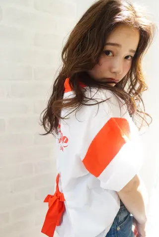 ロング イエナ所属・村山 美空のヘアスタイル