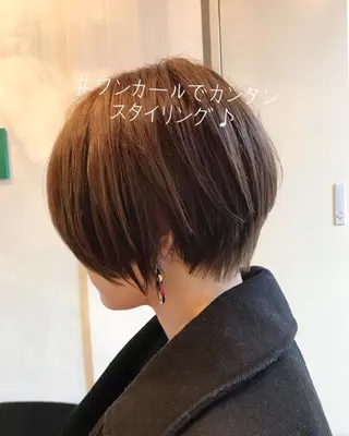 ショート カラー 美髪❣️縮毛矯正/ 髪質改善✨/山本のヘアスタイル