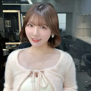 ミディアム 韓国レイヤー/ 髪質改善🤍芹奈のヘアスタイル