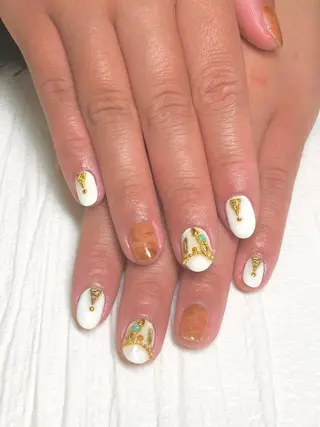 ショート ネイル 🦋Kiyomi. 🦋のネイルデザイン