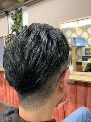 ショート パーマ メンズ masa ディレクターのヘアスタイル