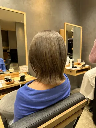 ミディアム 上村 颯のヘアスタイル