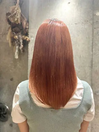 セミロング mizo /ケアカラー/登戸のヘアスタイル