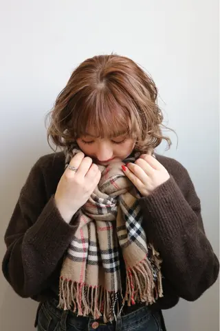 ショート カラー DOULAQ所属・AKO .のヘアスタイル