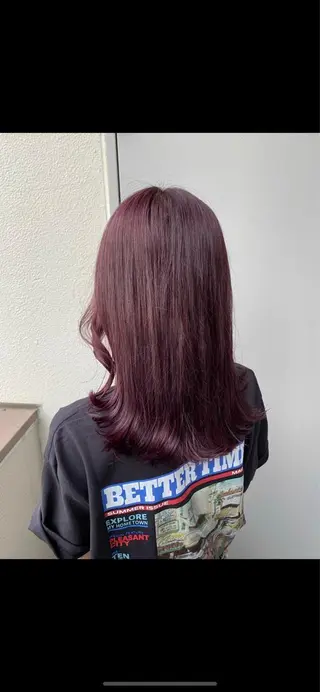 セミロング 韓流トレンドヘア 🎀RINAKO🎀のヘアスタイル