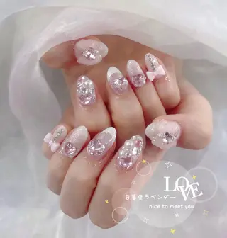 ネイル ラベンダー💖日暮里 ルル💖ネイルのネイルデザイン