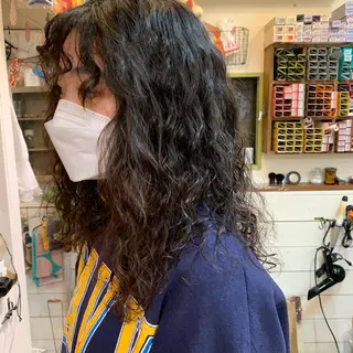 ロング “ととのう”ヘッドス パ🌿本多麻亜優のヘアスタイル