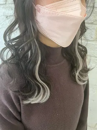 セミロング エクステ＆艶カラー 🎀YURINA🎀のヘアスタイル