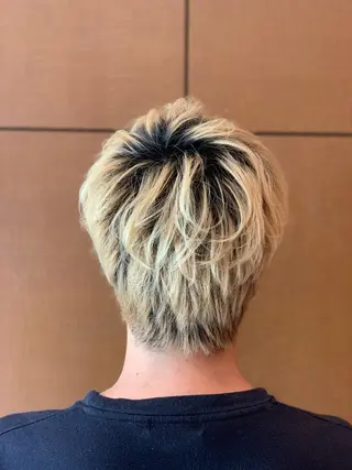 ショート メンズ 武田尚子🌸 自然に仕上がる矯正のヘアスタイル