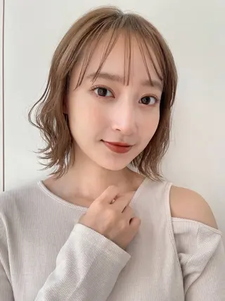 カラー ユズキ/似合わせ カット♡透明感カラーのヘアスタイル