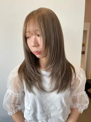 ミディアム カラー Che'ri所属・海外レイヤー/ レイヤーカット/和田のヘアスタイル