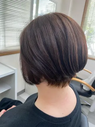 ショート 永沼 真依のヘアスタイル
