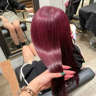 ロング カラー Blanche by artina川崎店所属・ゆう🫧 透明感/ハイトーンのヘアスタイル