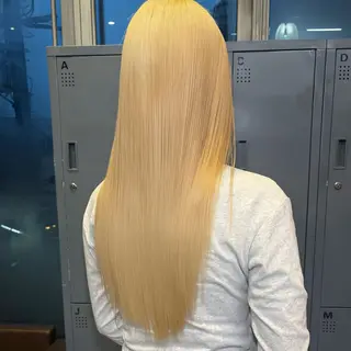 ロング カラー ヘアアレンジ ブリーチカラー特化 🥣/渡邉日向のヘアスタイル