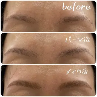 アイブロウ かしわや かなえのヘアスタイル