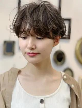 ショート ショートカット/ キタハラユリナのヘアスタイル