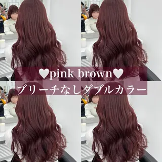 ロング カラー 韓国風艶カラー🪽 yuuna🪽🍨のヘアスタイル