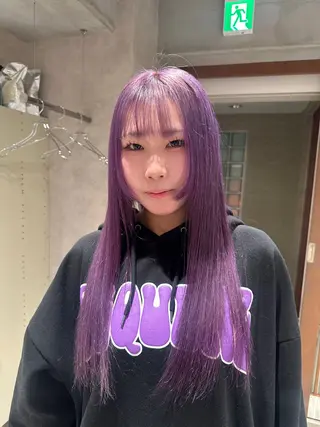 ロング カラー ハイトーン🫀 デザイン🪐yumeのヘアスタイル