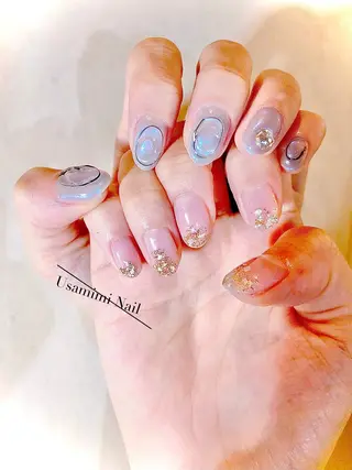 ショート ネイル USAMiMi 🐰💕のネイルデザイン