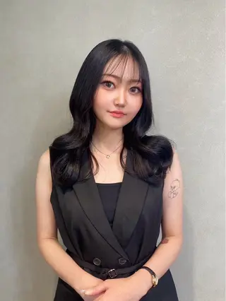 ロング カラー MIREI /韓国風 ショート/大阪美容室のヘアスタイル