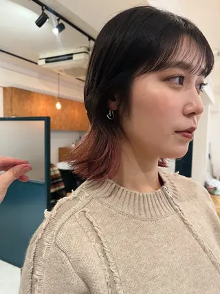 ショート カラー 暖色/パーマ 🌼クニトウメイのヘアスタイル