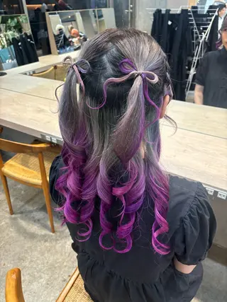 ロング ヘアアレンジ ALBUM GINZA所属・レイヤー特化 🎀モモカ🎀のヘアスタイル