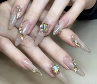 ネイル By moonネイル 🌷ワンホン/韓国風のネイルデザイン