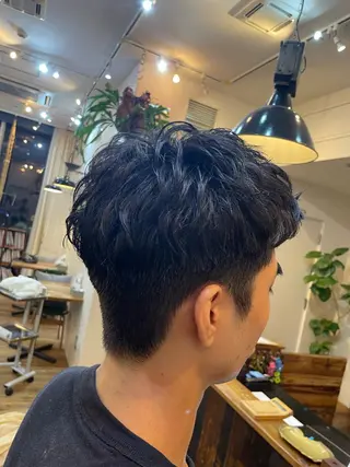 パーマ メンズ 似合わせカット‪// 鶴我万唯華のヘアスタイル