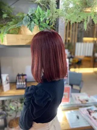 ミディアム カラー 伊藤 裕也のヘアスタイル