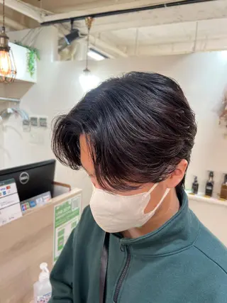ミディアム パーマ メンズ メンズカットパーマ ✂️ JOYAのヘアスタイル