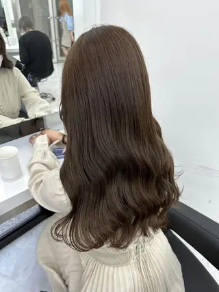 カラー 🌼リナ🌼赤み消し オリーブ/ブラウンのヘアスタイル