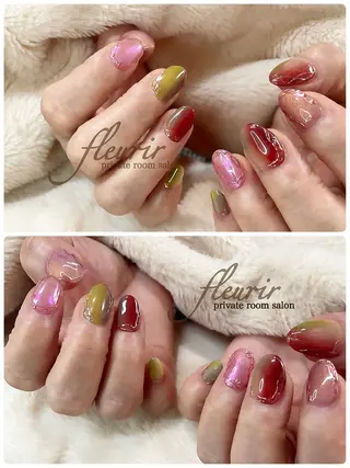 ネイル フルリール 【プライベートサロンのネイルデザイン