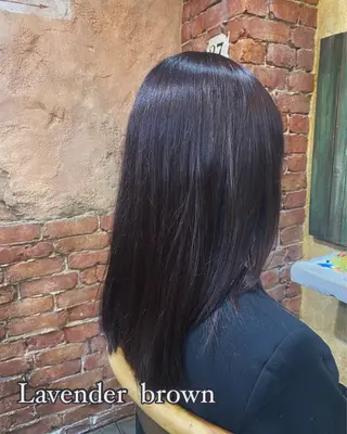 ミディアム カラー 髪質改善/ 大久保壯真のヘアスタイル