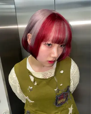 カラー Null所属・残留しないハイトーン 🎀マホのヘアスタイル