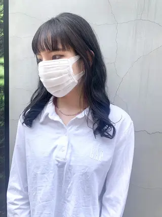 ミディアム カラー ヘアアレンジ yuka .のヘアスタイル