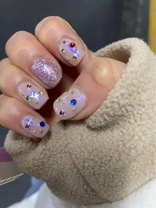 ネイル 個性派ニュアンス nuts nail所属・【池袋】nuts nail　なつみのネイルデザイン