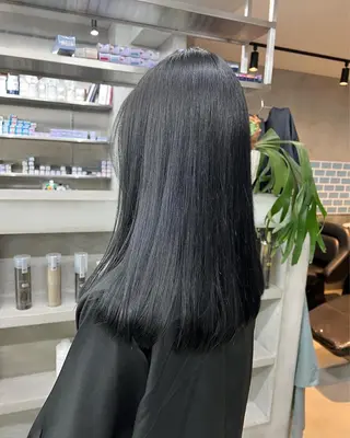 ミディアム カラー 韓国ヘア 🎀華澄のヘアスタイル