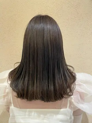 セミロング カラー シャドールーツ美容師 篠原康太のヘアスタイル