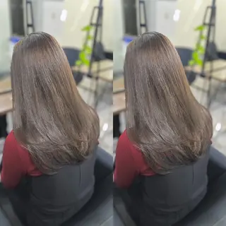 セミロング 髪質カラー特化 akiのヘアスタイル