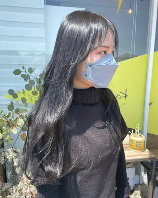 ロング カラー 奥田 誠司のヘアスタイル