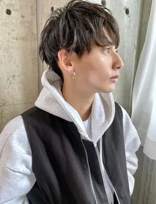 メンズ kitin  吉祥寺 山岸花のヘアスタイル