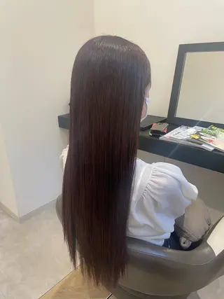 ロング パーマ no4ナチュラル戸祭所属・山越 美裕樹のヘアスタイル